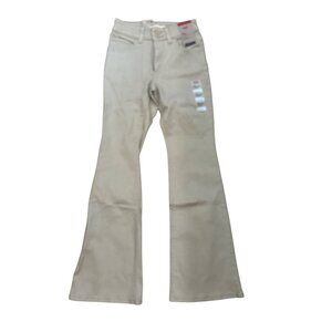 Levi Strauss Jeans Womens Khaki Jeans 726 High Rise Flare Western Size 25X30 NEW